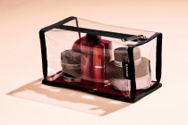 KACASE PROFESSIONAL CLEAR MAKEUP CASE RED
